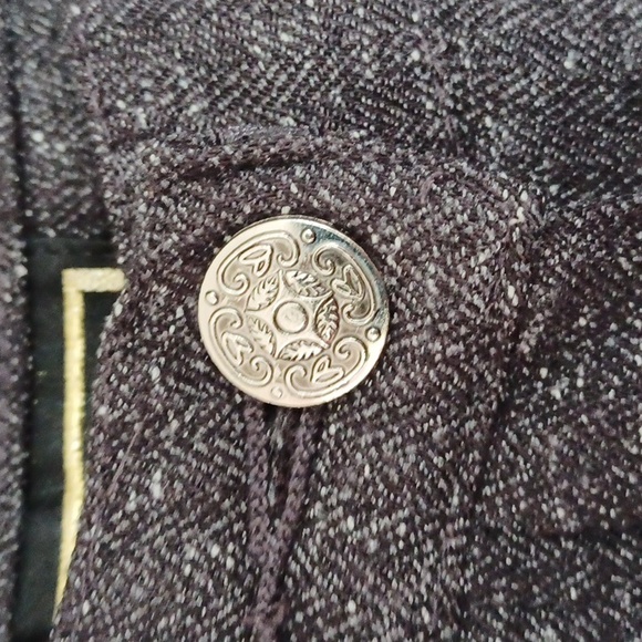 Diane Gilman🖤 Black, With Small White Flecks, Semi-Casual 5 Pocket Pants  W-14 - Picture 4 of 10